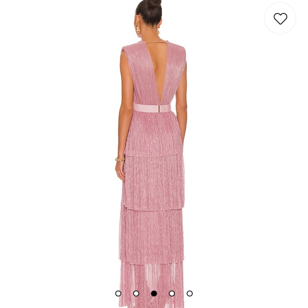 Gorgeous Sabina Musayev Skylar Maxi Gown in Antique Rose